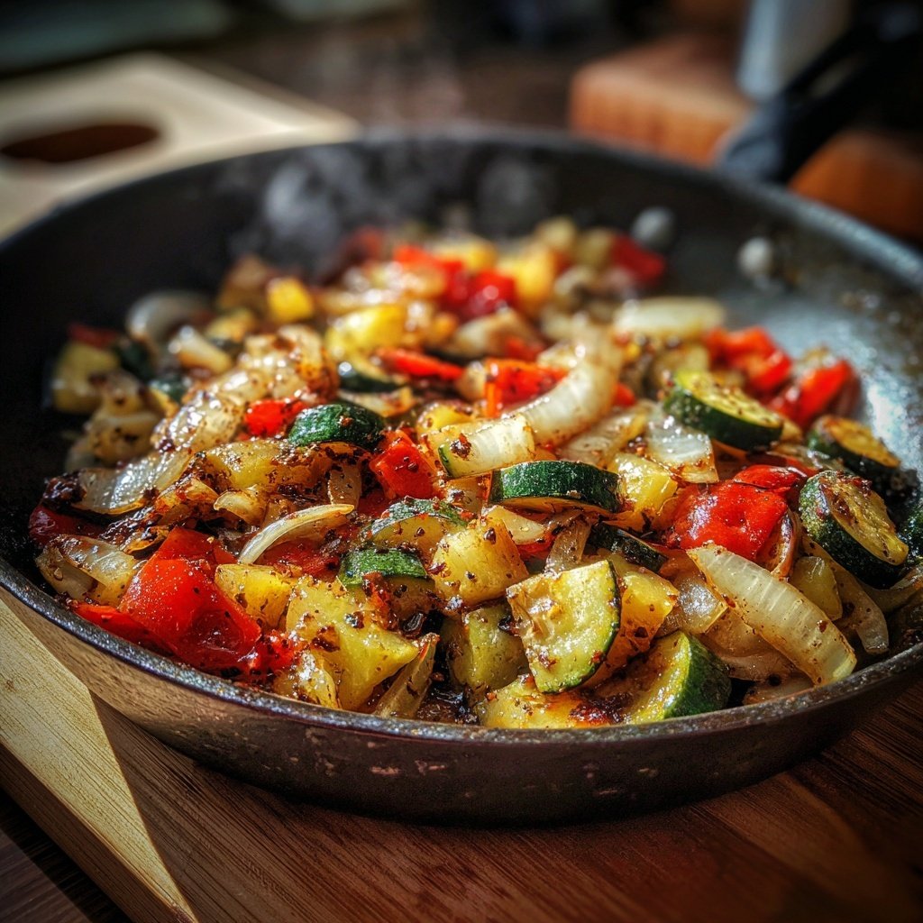 Grill Gemüse Pfanne