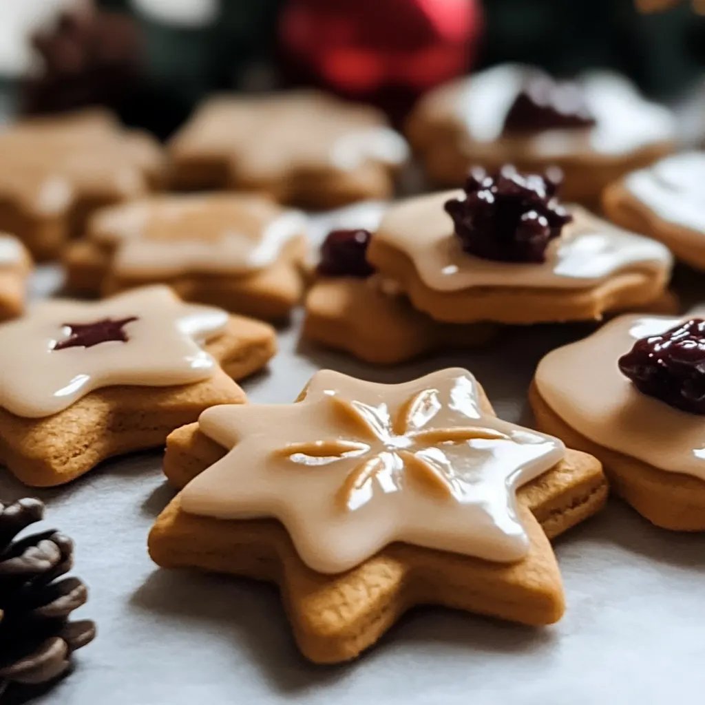 Weihnachtliche Mokkasterne