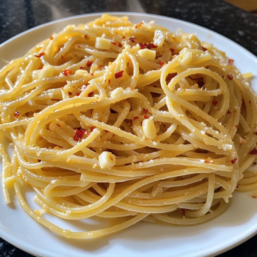 Spaghetti Aglio e Olio mit Chili