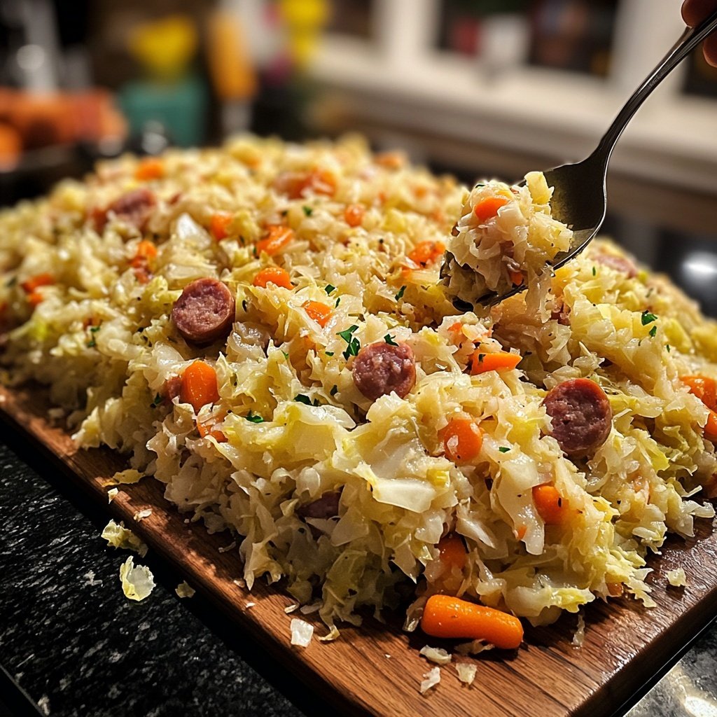 Einfacher Weißkohleintopf