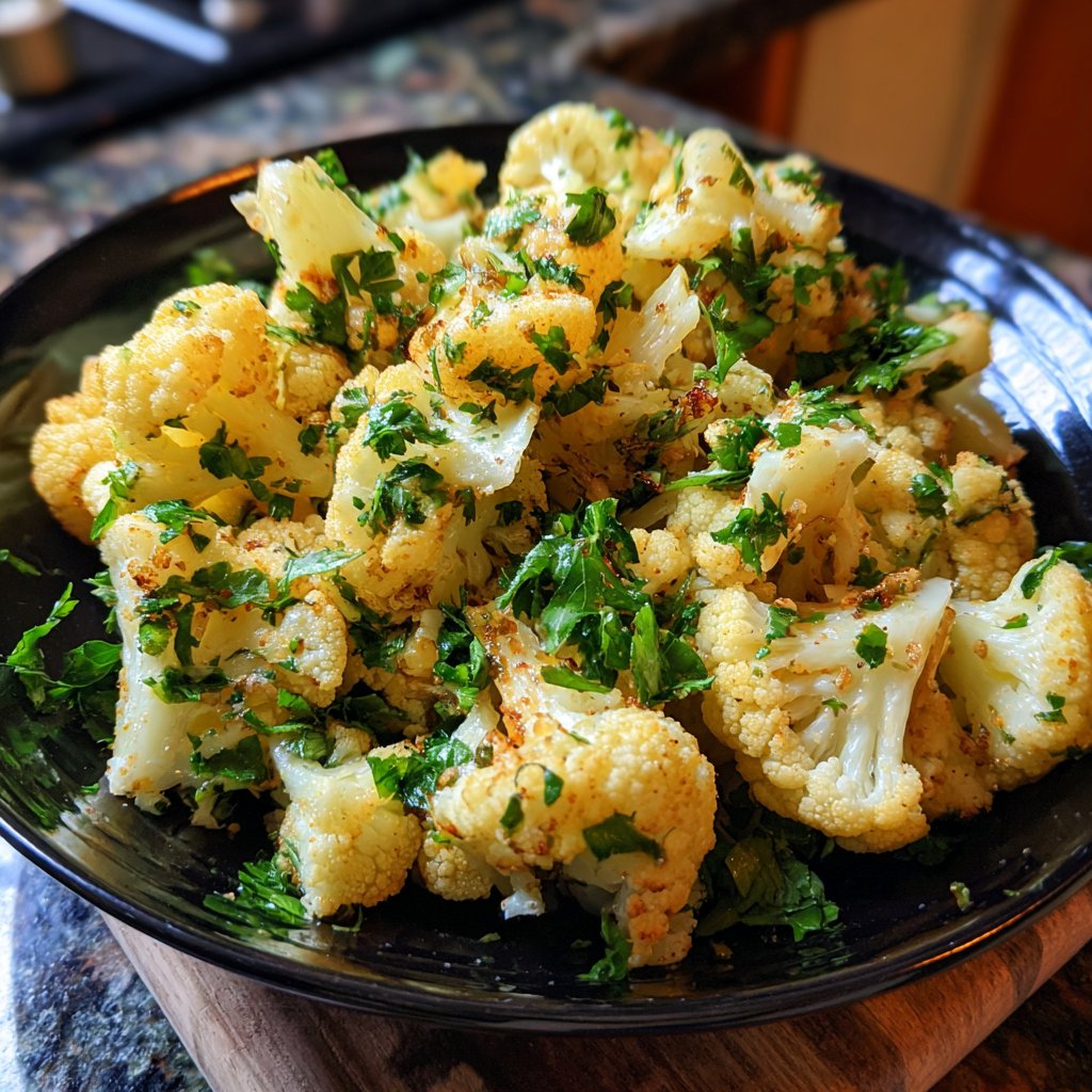 Blumenkohl mit Petersilie