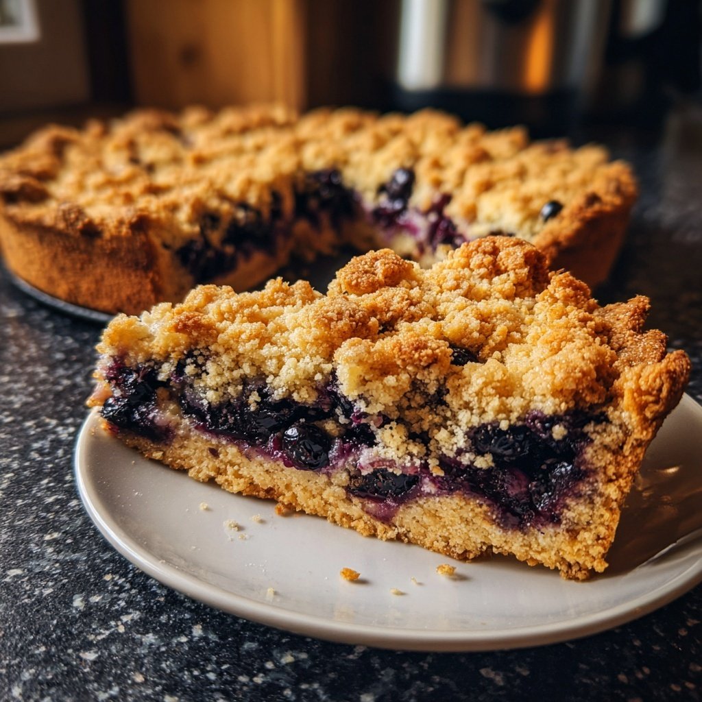 Streuselkuchen Mit Heidelbeeren