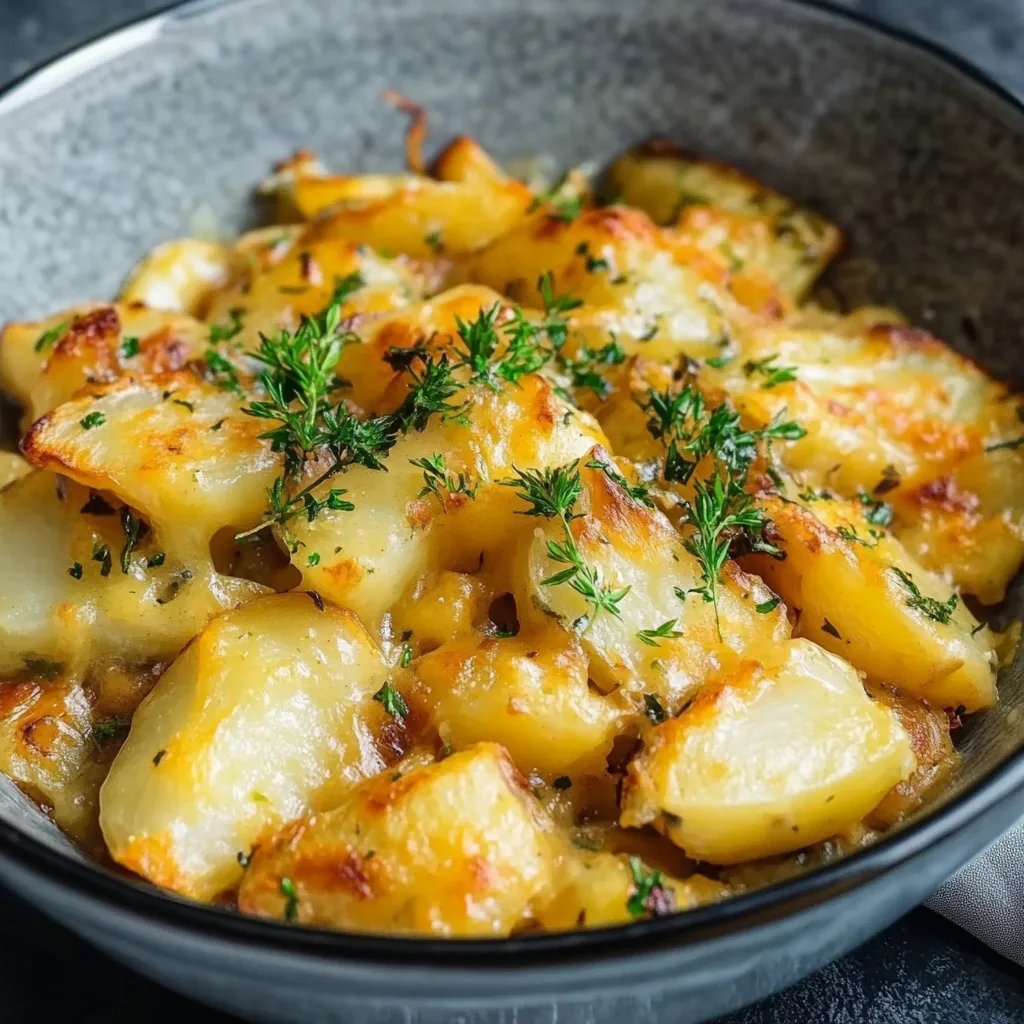 Kohlrabi-Auflauf mit Kartoffeln