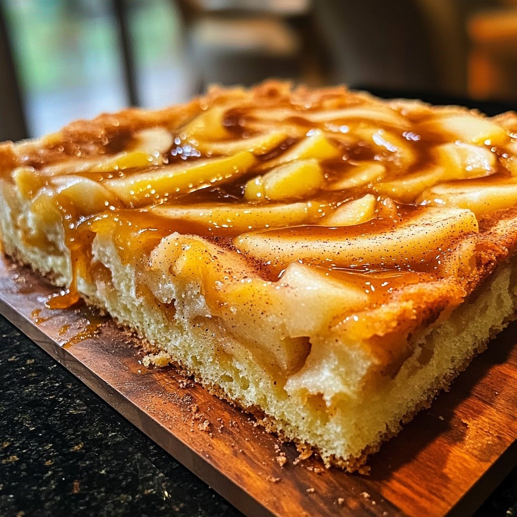 Saftiger Zimtschnecken-Apfelkuchen