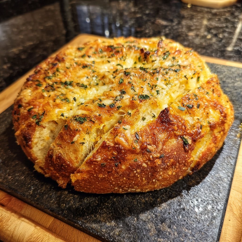 Zupfbrot Mit Käse Und Kräutern