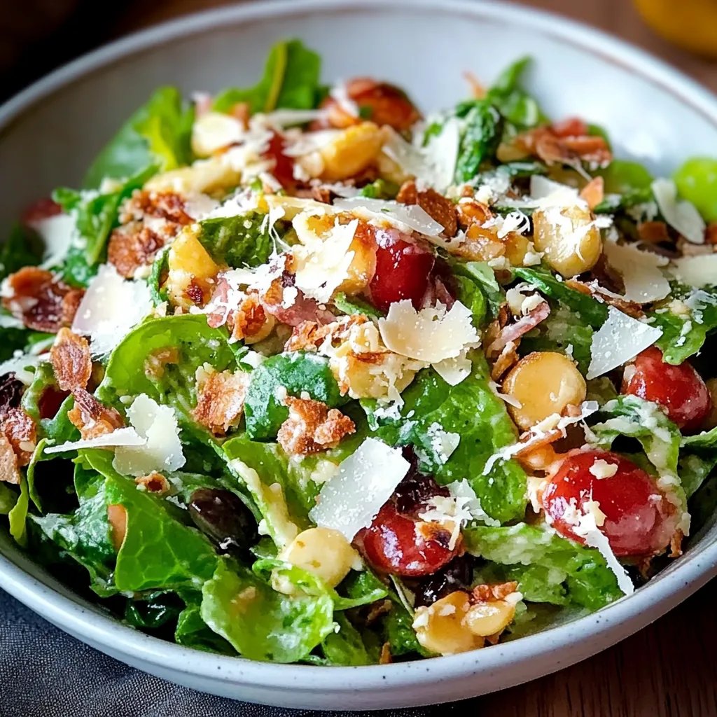 Rosenkohlsalat mit Parmesan und gerösteten Walnüssen