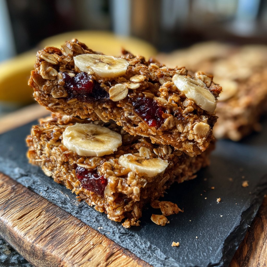 Zuckerfreie Snacks mit Banane und Hafer