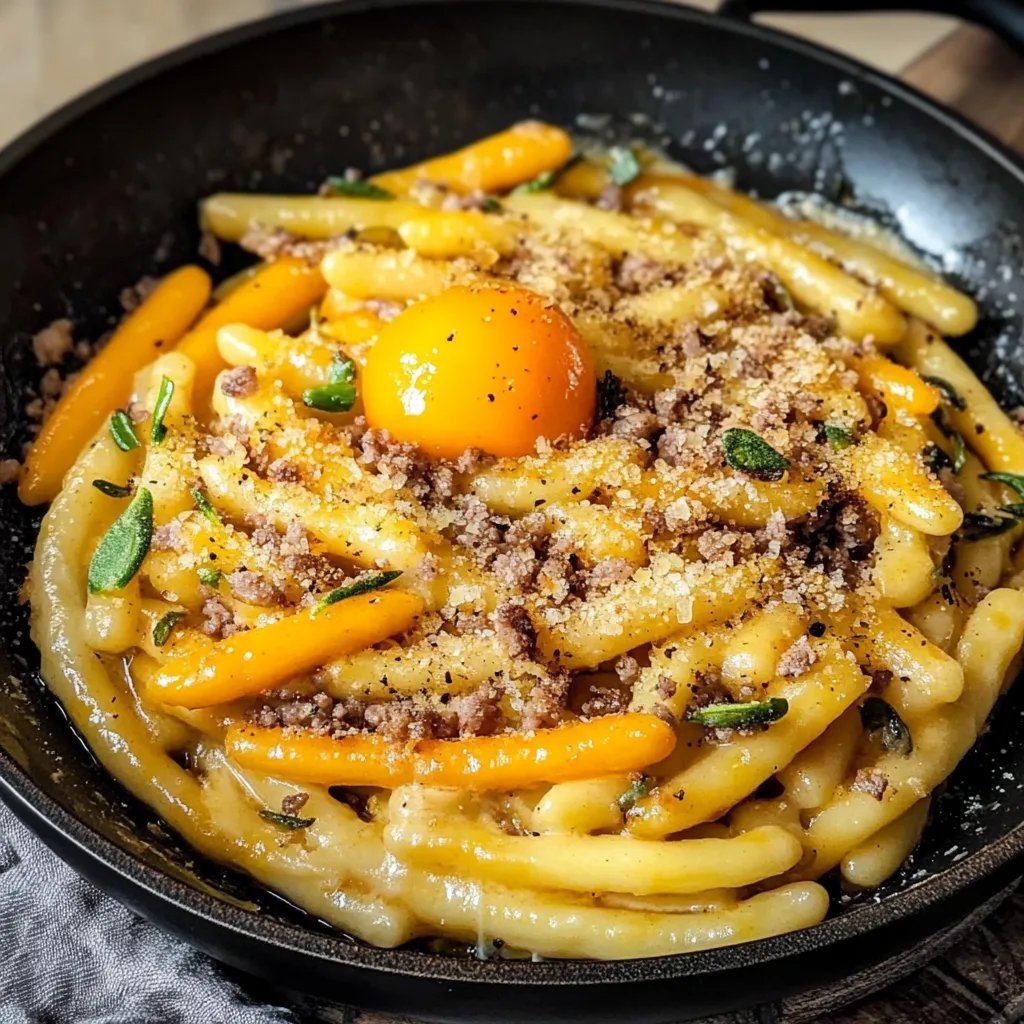 Schnelle Schupfnudel-Hack-Pfanne