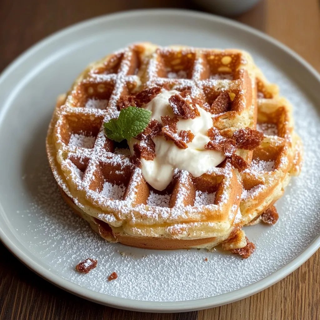 Zimt-Quark-Waffeln