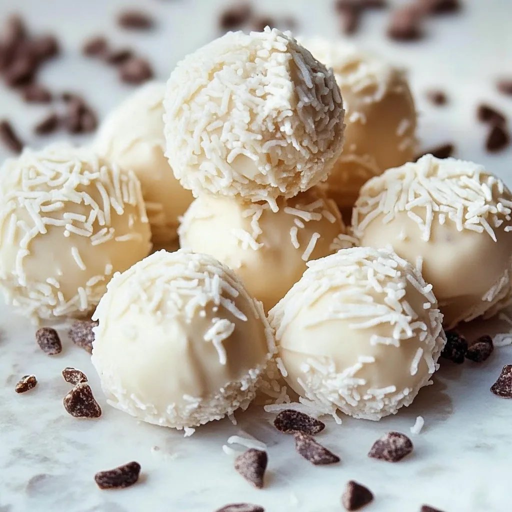 Amaretto-Kokos-Schneekugeln