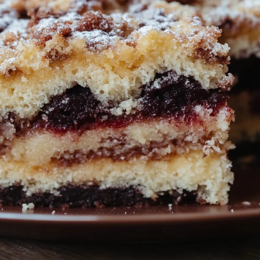 Saftiger Mohnkuchen mit Streuseln nach Großmutter-Art