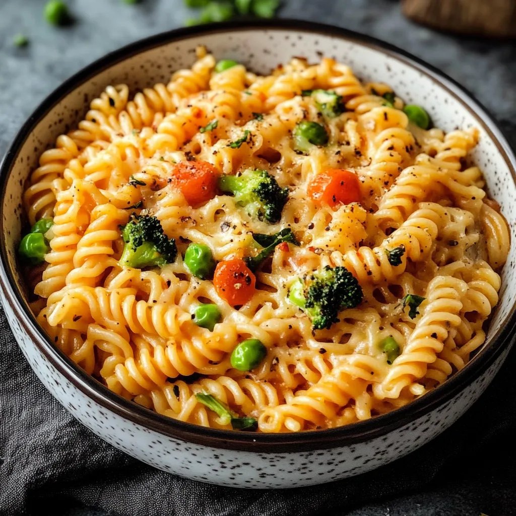 Einfacher Gemüse-Nudel-Auflauf