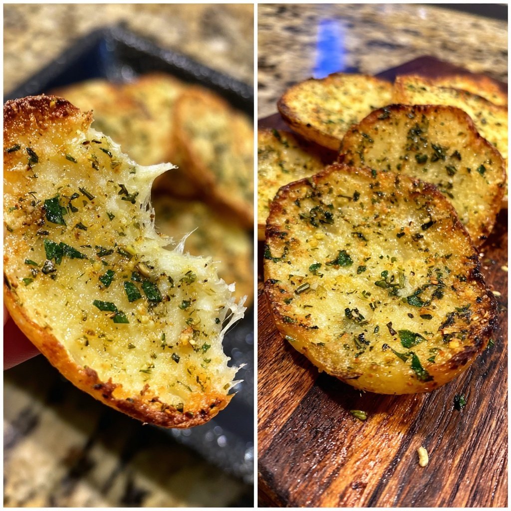 Knoblauch-Butter-Röstkartoffeln