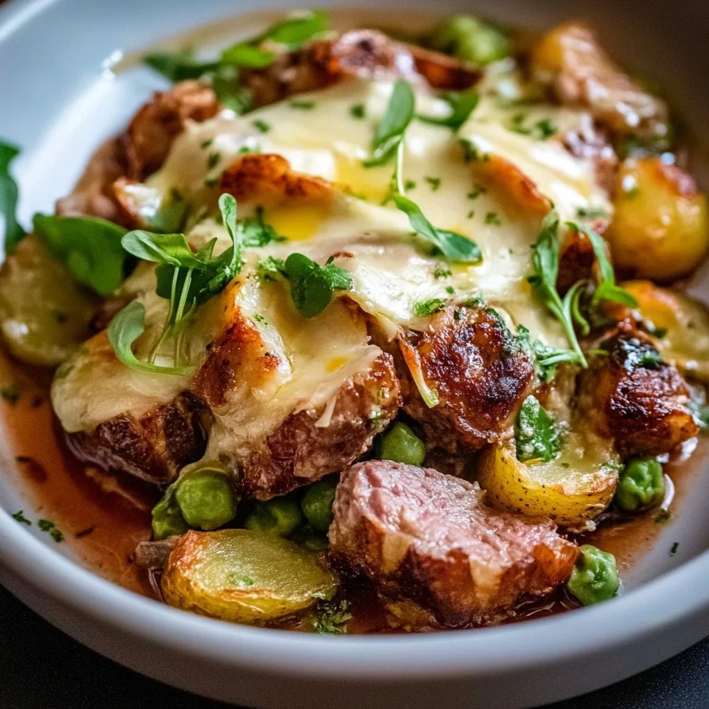 Rosenkohl Auflauf mit Kartoffel und Hackfleisch