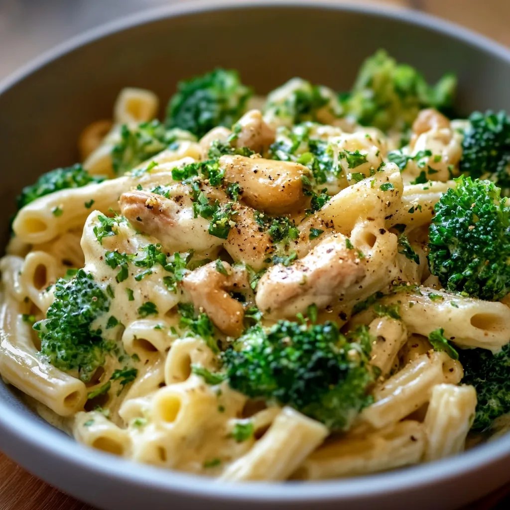 Cremige Nudeln mit Brokkoli