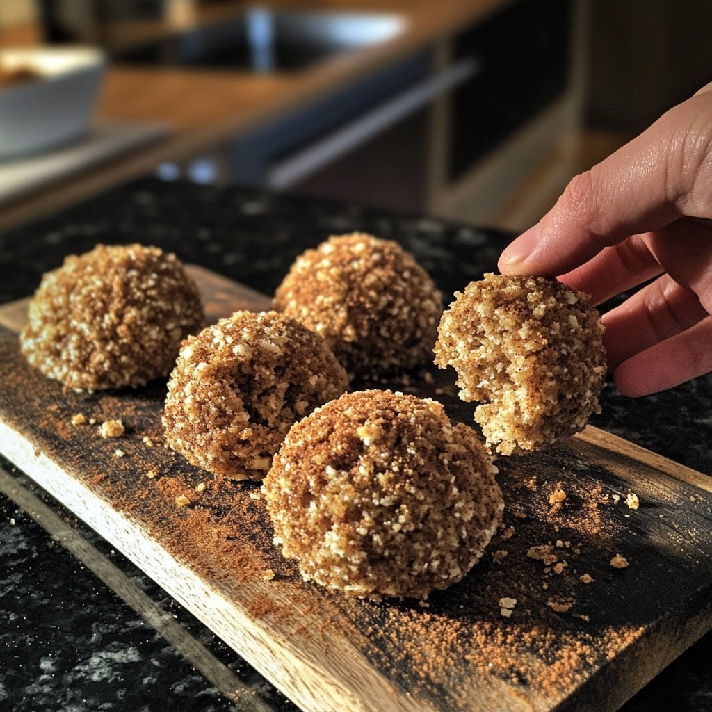 Spekulatius Kugeln - Pralinen für Weihnachten