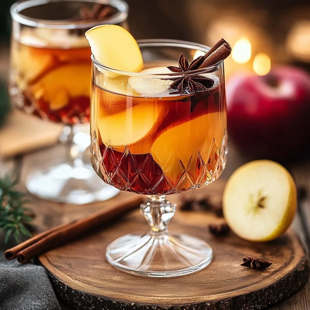 Fruchtiger Apfelglühwein