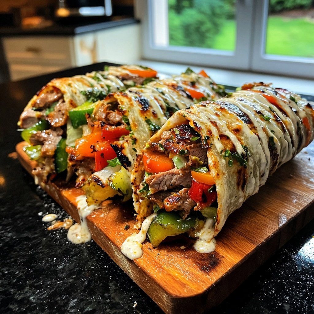 Klassischer Döner Kebab wie vom Imbiss