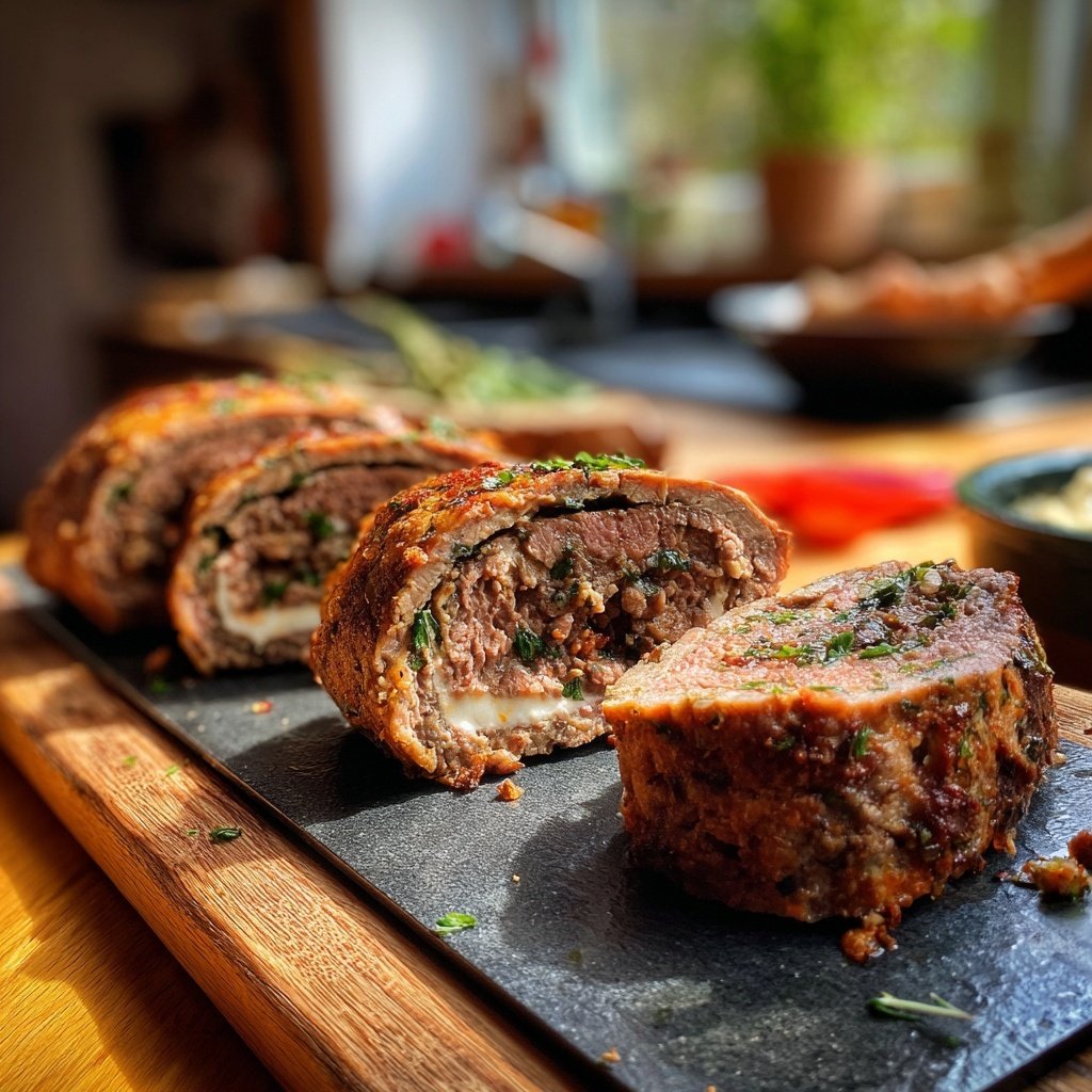 Hausmannskost Rinderrouladen mit Rahmsoße